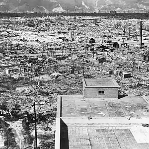 Hiroshima in October 1945, two months after the bombing