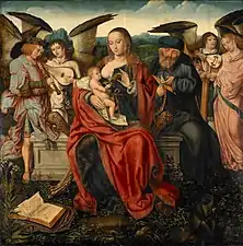 Holy Family with Music Making Angels  c. 1510–1520