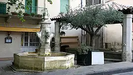 Fountain and old wash house