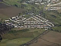 Wester Auchinloch from the air, 2018