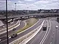 SH 1 through the Central Motorway Junction ("Spaghetti Junction")