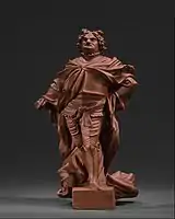 Böttger stoneware figure of Augustus the Strong, c. 1713