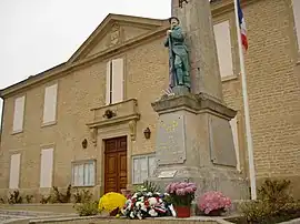 Town hall and war memorial