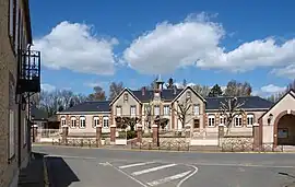 Town hall and school