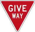 Old version of Give Way (1964-1974)