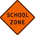 (W6-216-ACT) School Zone (used in the Australian Capital Territory)