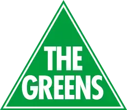 The emblem of the Australian Greens. The party won 12.7% of the primary vote in the 2022 election for the Australian Senate.