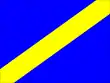 Blue Flag with a Yellow Stripe