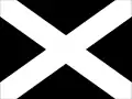 Black Flag with a White Cross