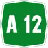 Autostrada A12 shield}}