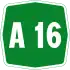 Autostrada A16 shield}}