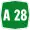 Autostrada A28 shield}}