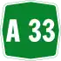 Autostrada A33 shield}}