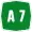 Autostrada A7 shield}}