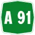 Autostrada A91 shield}}