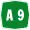 Autostrada A9 shield}}