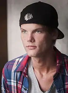 Portrait photo of Avicii smiling