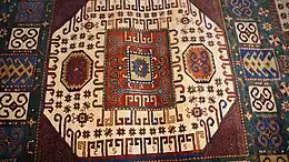 Traditional pile carpet of Shirvan