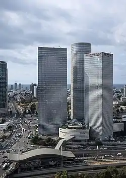 The three towers of the Azrieli Center (1999)