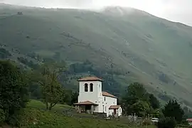 The church of the Assumption, in Béhorléguy