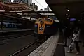 B80 on a works train at Flinders Street