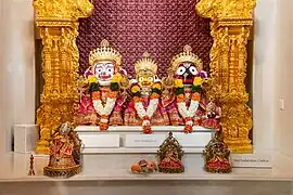 Jagannath, Balbhadra, and Subhadra