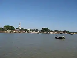 Jamalganj upazila, as seen from Surma river