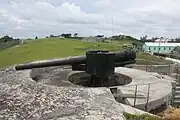 A 6" RBL, and two 9.2" RBLs, at St. David's Battery, in Bermuda, in 2011