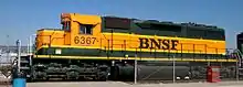 BNSF 6367, at Commerce, California, October 2006