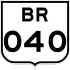 BR-040 shield}}