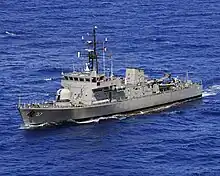 The BRP Artemio Ricarte during the 2008 Balikatan exercise