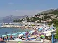 Beach full of bathers