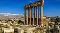 Massive columns of the Temple of Jupiter