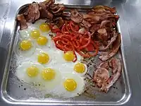 Bacon and eggs