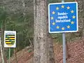 German border sign