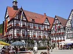 Market square and town hall