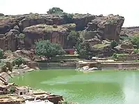 A tank at Badami in Karnataka