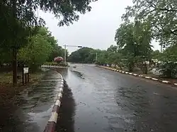 The Bagan-Chauk Road crossing, close to Bagan