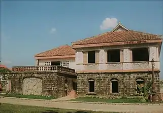 Some bahay na bato houses