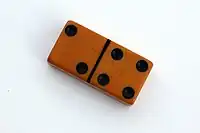 A Bakelite domino