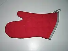 Oven mitt, protective wear