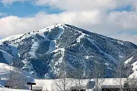 Bald Mountain from Sun Valley Lake