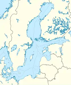 Juodkrantė is located in Baltic Sea