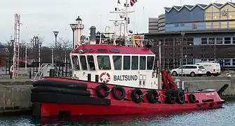 Danish Baltsund in Ystad harbour 2019