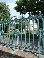 Bronze balustrade, formerly of Saint Servatius bridge of 1836, now in Maastricht, Netherlands