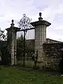 Gate at the Chateau entrance