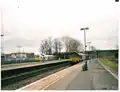 Banbury station. An EWS freight rain and a Wrexham, Marylebone train are here too.