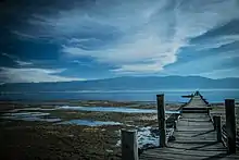 A picture of the Bandar Torkaman pier