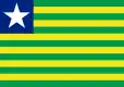 Old Piauí flag, used between July 24, 1922 and 1937 and 1946 to 2005.