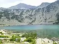 Banderishki Chukar seen from the Banderishki Lakes (tarns), Pirin Mountain, Bulgaria